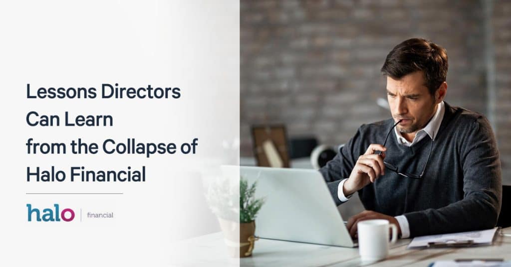 Collapse of Halo Financial