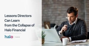 Collapse of Halo Financial